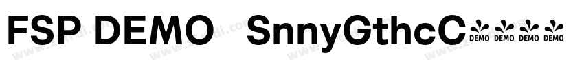 FSP DEMO   SnnyGthcC字体转换